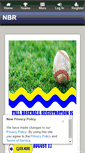 Mobile Screenshot of newtownbaseball.com